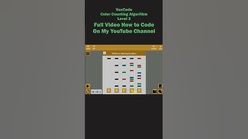 Color Counting Algorithm Level 3 VexCode VR #programmer #programming #coding #vexcodevr #vexcode