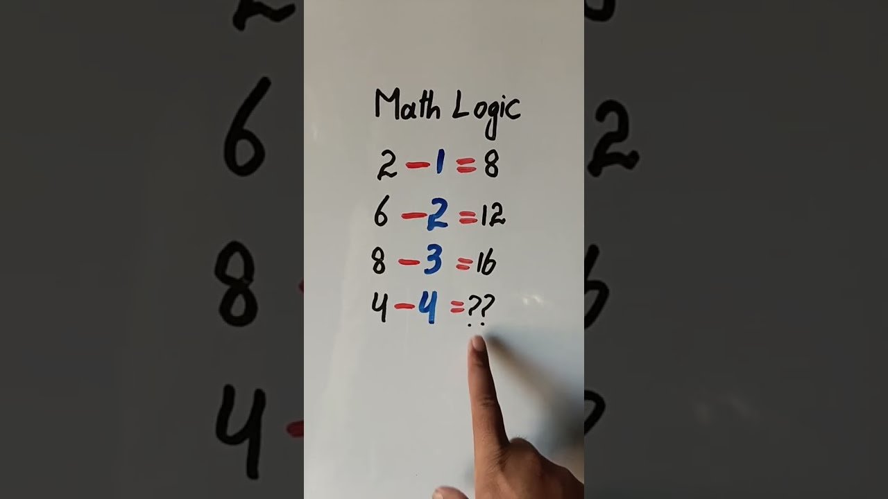 Math logic challenge.