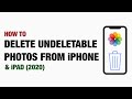 How To Delete Undeletable Photos From iPhone