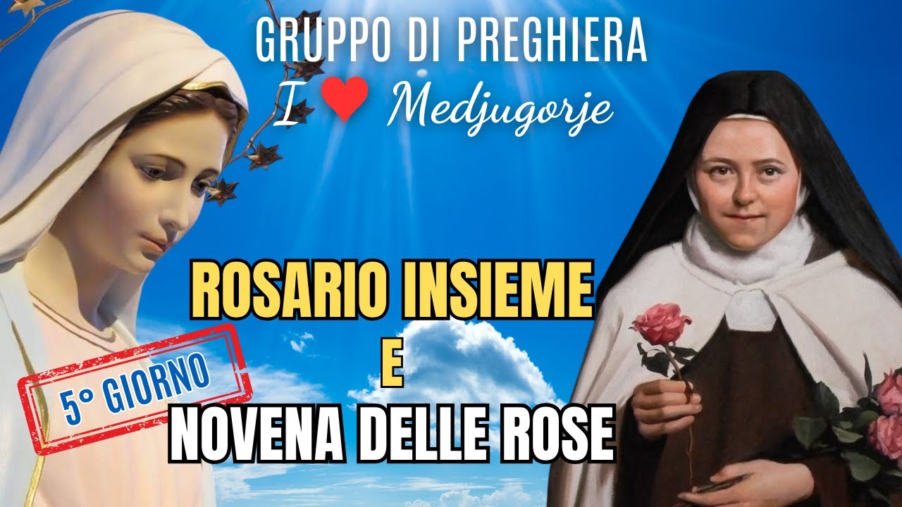 Novena Delle Rose Come Funziona Rosario di mercoledì, MIsteri Gloriosi + 5° giorno Novena delle Rose di