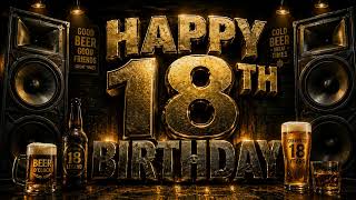Happy 18th Birthday Screen Saver 🎉 11 Hours | Party Birthday Display | 4K Party TV Background