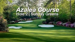 Masters-Inspired Golf for Focus | Azalea Course Hole 1 — Opening Tee | Pink Bloom | 3 Hours | 4K screenshot 5