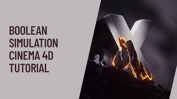 Cinema 4D Tutorial - Boolean Simulation