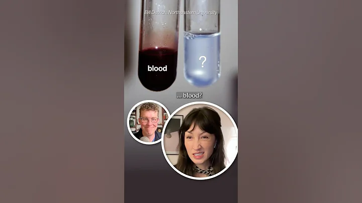 A creature with completely clear blood