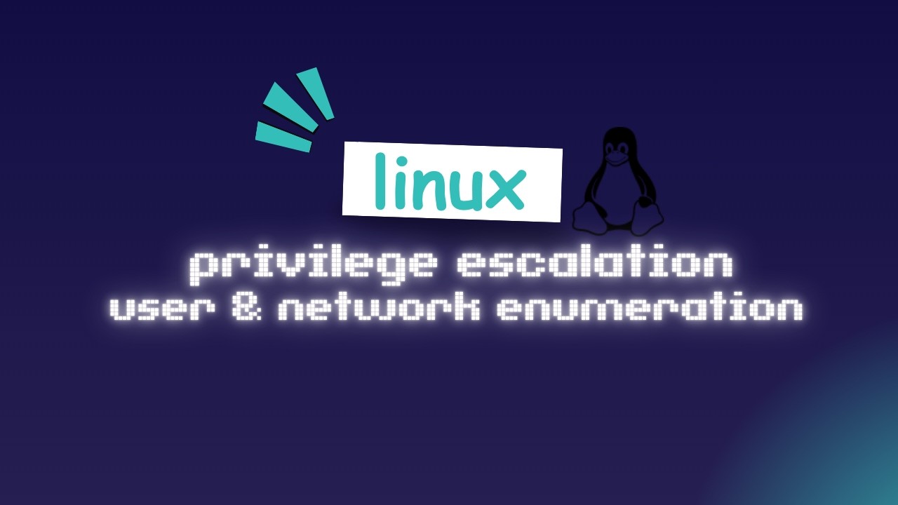 Linux Privilege Escalation part 1 | user & network enumeration - YouTube