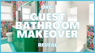 One Room Challenge: Our Bold Bathroom Makeover REVEAL!