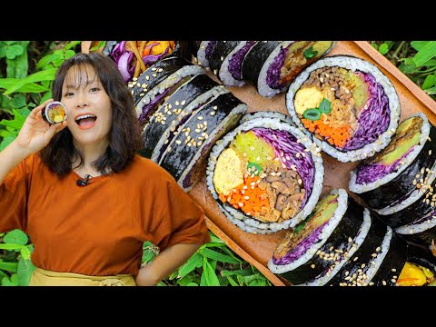 How to Make Epic Kimbap Recipe with Lots of Fillings