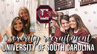 SORORITY RECRUITMENT @ UNIVERSITY OF SOUTH CAROLINA | what to expect, my experience, tips & advice