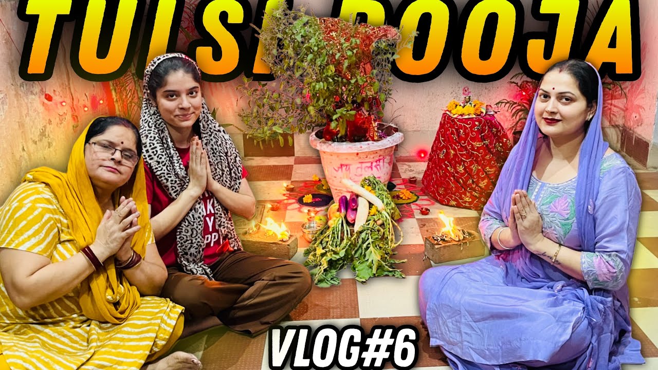  Tulsi Pooja With Family 😍