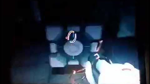 Portal save The Companion Cube! One glitch used