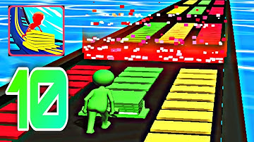 Stack Colors - Gameplay Walkthrough Part 10 levels 87 to 95 LILU (iOS & Android)