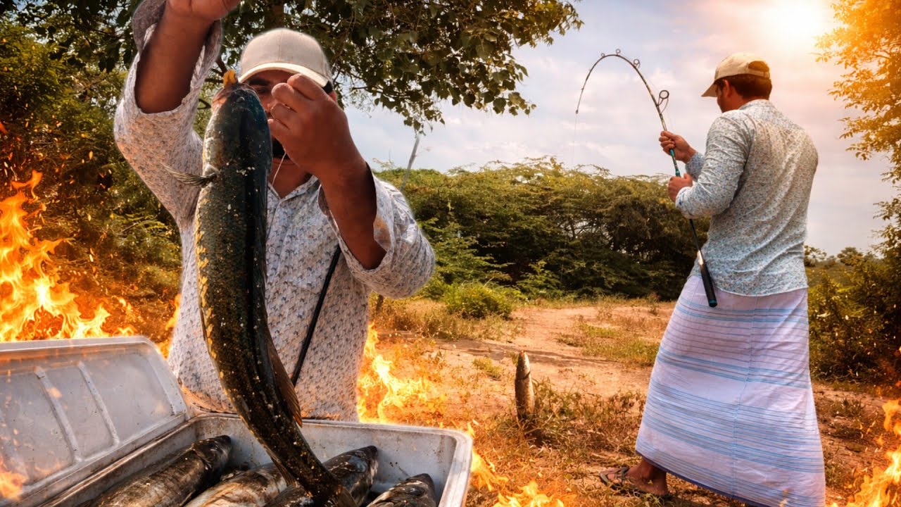 எதிர் பார்க்கவே இல்ல 12மணி வெயிலையும் மீன் அடிக்குமா #fishing #snakaehad