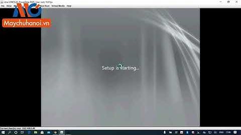 [MCHN] Hướng dẫn cài đặt Windows server 2008R2 trên máy chủ Dell R630