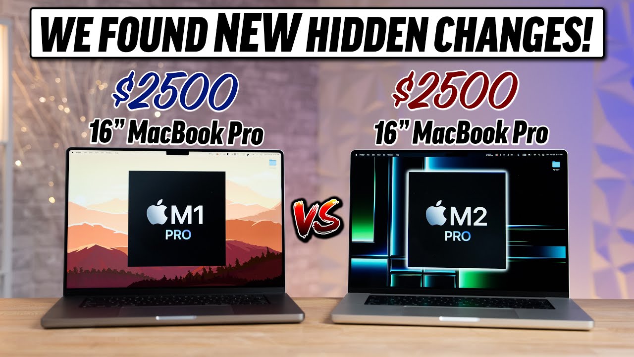 M2 Pro 16 MacBook Pro - EPIC Comparison (BAD UPGRADE!?) 