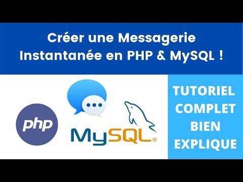 TUTO PHP - Créer une Messagerie Instantanée (un chat) en PHP & MySQL