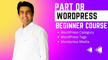 WordPress post category, tags and media library - WordPress Beginner Course in Hindi/Urdu Part 08