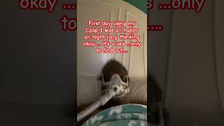 1st day using Cpap ….ugh… let’s see how it went #staytuned Profile
