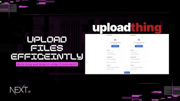 Easiest way to upload files in your Next.js app ~ Uploadthing Tutorial