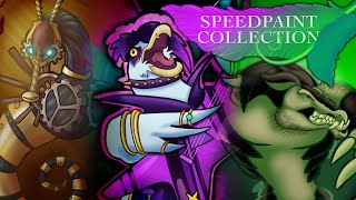 Inktober 2022 Speedpaint Collection