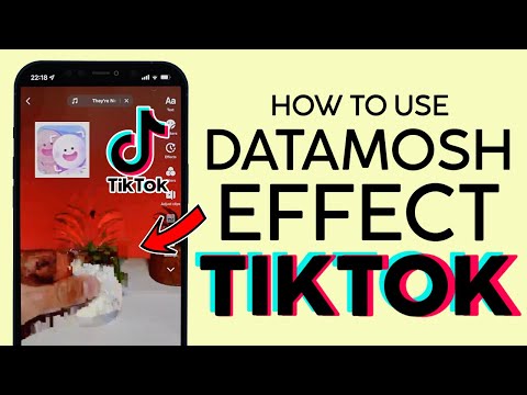 How to Use the DataMosh Filter on Tiktok | DataMosh Effect Trend Video Pixellation 2022 #datamosh