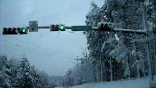 Snow Covered Longview Texas -Winter 2010-