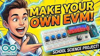 Build EVM Machine At Home | School Science Project | Voting Machine(EVM) Using Arduino