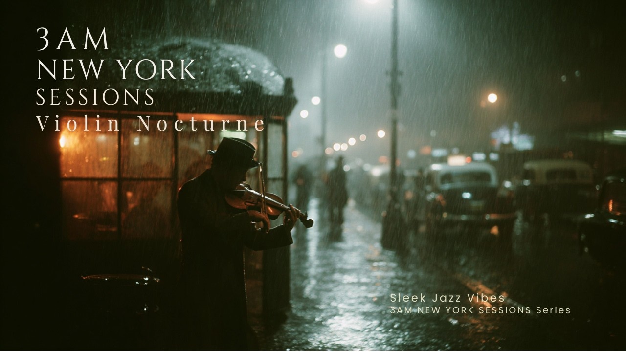 Сессии 3AM в Нью-Йорке｜Скрипичный ноктюрн под дождём