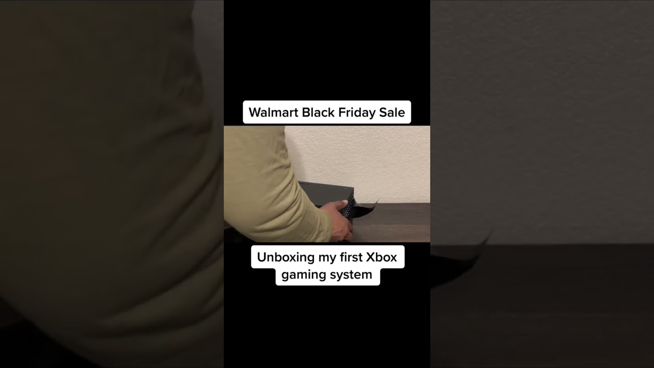 Xbox Series X Walmart Black Friday Sale!  Unboxing my first EVER Xbox Gaming System 