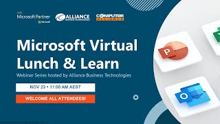 Microsoft Virtual Lunch & Learn | Alliance Business Technologies