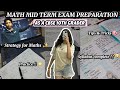 MATH MID TERM EXAM PREPARATION 🤞✨|SYLLABUS COMPLETE??😭|TIPS AND TRICKS 🎯|AS A CBSE 10TH GRADER#exams