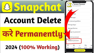 Snapchat Account Permanently Delete Kaise Kare | How to delete Snapchat Account