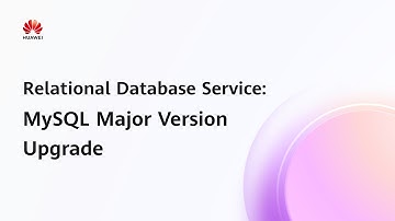 Relational Database Service (RDS): MySQL Major Version Upgrade