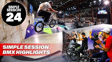 OFFICIAL BMX HIGHLIGHTS OF SIMPLE SESSION 24