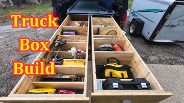 DIY Truck Tool Box Build - Drawer Storage With Slide Out