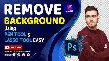 How to Remove Background in Photoshop | Pen Tool & Polygonal Lasso Tool Tutorial #adobe #photoshop