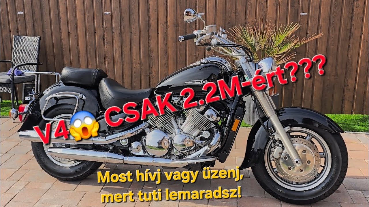 Eladó 2.2M-ért Yamaha 1.3 RoyalStar V4 06305005529