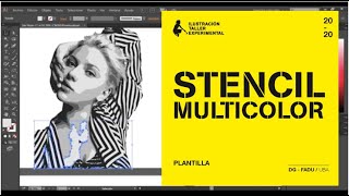 Tutorial Stencil multicolor  (en  illustrator)