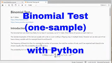 Python  - Binomial Test