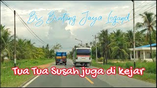 Pengejaran Bus Bintang Jaya Legand Tua tua jos (Biaksambas Motovlog)