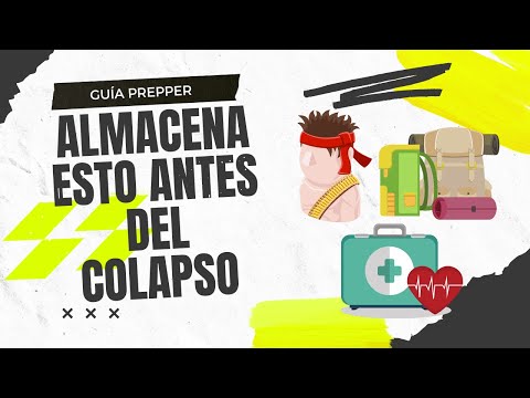 ¡Esto es lo que debes almacenar antes del colapso económico! Comienza hoy (Guía Prepper)