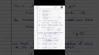 Jensen's Inequality Complex Analysis (M.Sc.2nd Sem) #shortnotes #educationalvideo #education