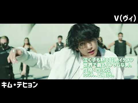 【BTS】メンバーの名前を覚える動画【ON  MV】