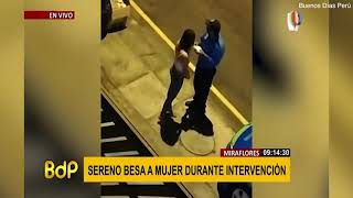 Police officer caught kissing woman he was meant to be fining