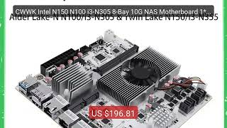 CWWK Intel N150 N100 i3-N305 8-Bay 10G NAS Motherboard 1*10G 2*2.5... — Best Deal 2026 | Shop Now!