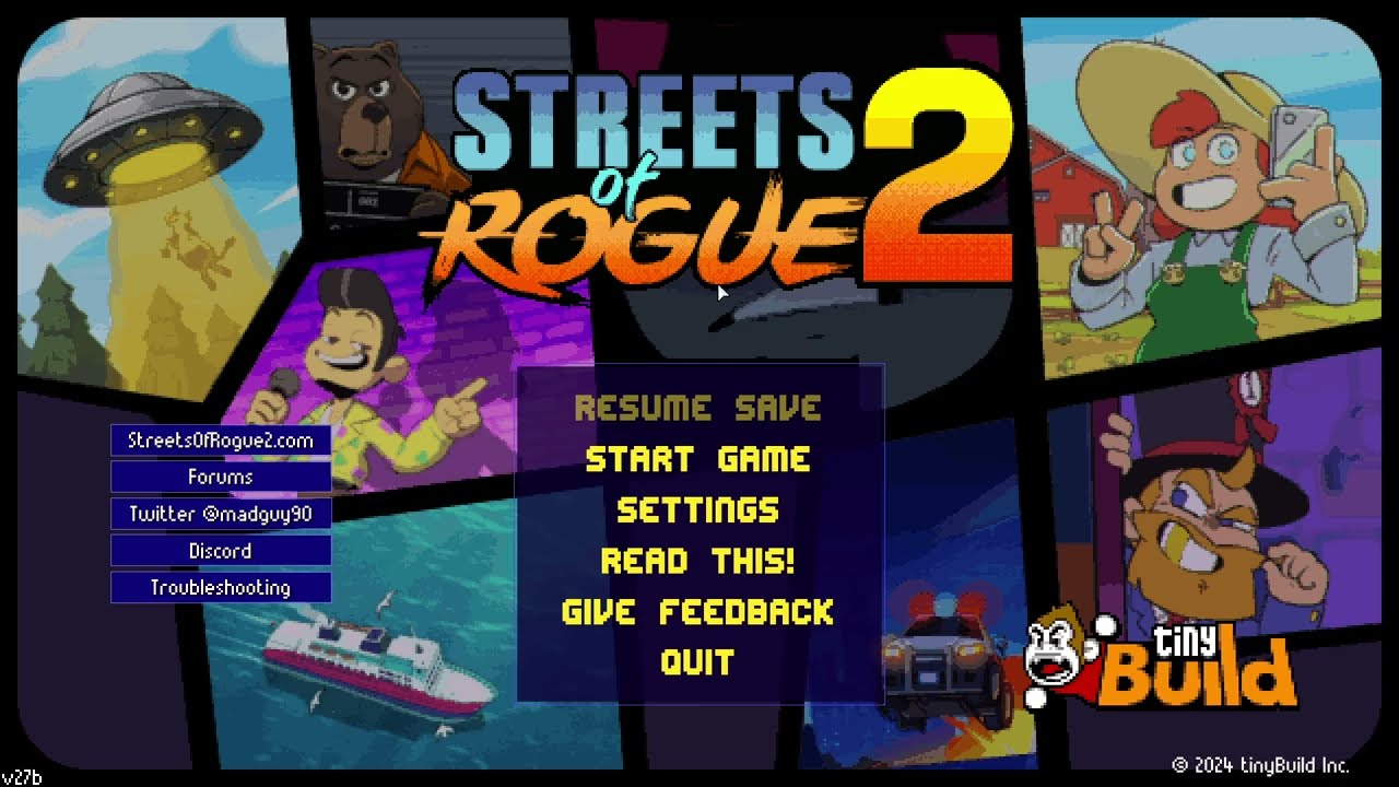 Lets Play Streets of Rogue 2 Demo - RPG chaos