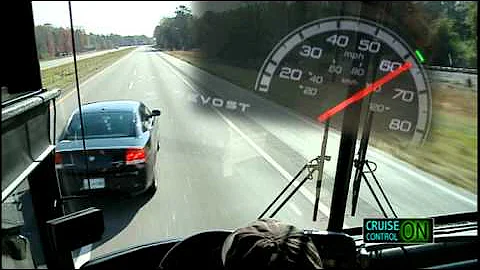 Driving with Prevost Aware Adaptive Cruise Braking...