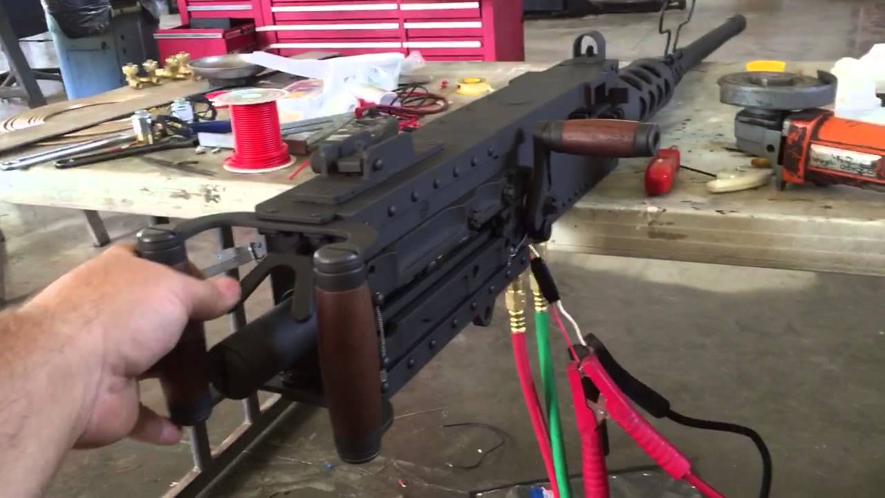 M2HB gas gun test fire YouTube