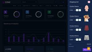 Famous CRM Dashboard Bootstrap 5 Admin Template with RTL Dark Theme Profile