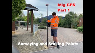Surveying and Staking points with Idig GPS Spotman