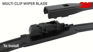 How to install 3M Multi-Clip Wiper Adapter (no. 1419) | Installation Guide